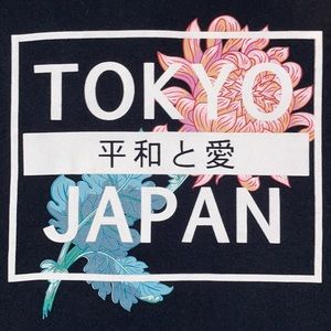 Tokyo Japan Graphic Crop Top